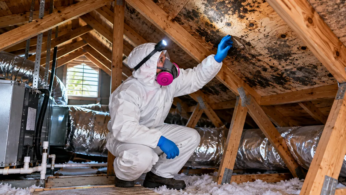 Attic Mold Removal in Highland Beach